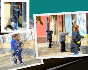 Работники архива приняли участие в общегородском субботнике