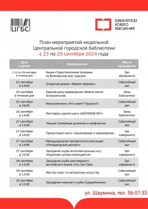 В астраханских модельных библиотеках пройдет «Литературный диктант»