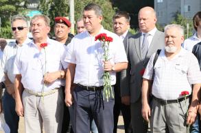 В Астрахани состоялось открытие закладного камня в основании Аллеи Памяти и славы спецназа