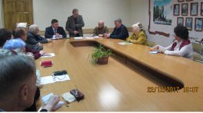 В администрации Ленинского района состоялось итоговое заседание Совета ветеранов по Ленинскому району г. Астрахани. 