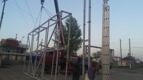 Демонтаж рекламных конструкций.