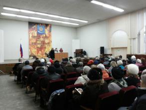 Встреча с жителями района по информированию граждан о мерах социальной поддержки