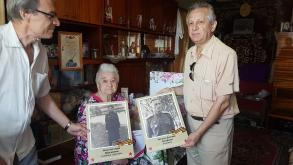 Поздравление ветерана ВОВ, участника Курской битвы