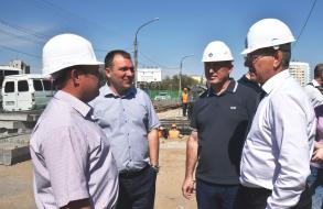 Работы на перекрытой полосе вокзального путепровода выполнены на 40%