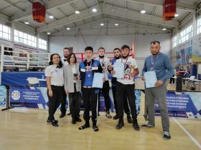 Спортсмены детско-юношеской спортивной школы № 1 победили в Первенстве Астраханской области по кикбоксингу