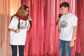 Юные КВН-щики поздравили Советский район с юбилеем