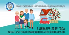 2 декабря истекает срок уплаты имущественных налогов