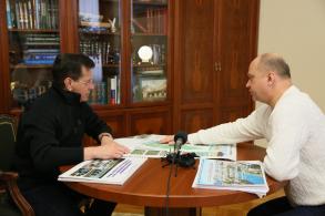 Олег Полумордвинов представил губернатору проекты по благоустройству города в 2016 году