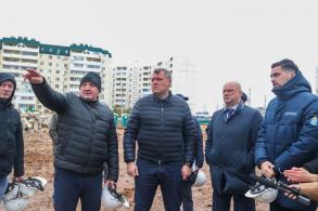 Каркас здания новой школы в переулке Грановском будет готов до конца года