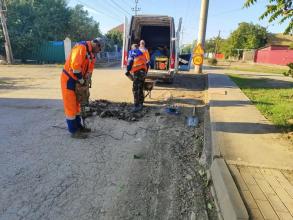 В городе продолжается ремонт дорожного покрытия