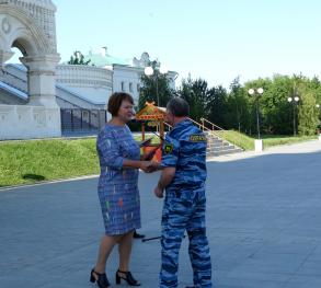 В Астрахани состоялся гарнизонный развод городской полиции
