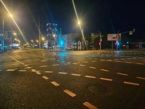 В Астрахани стартовали работы по нанесению горизонтальной дорожной разметки