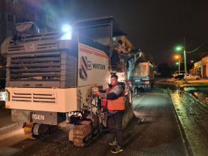 В Астрахани начали ремонтировать улицу Рылеева