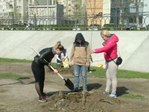 В Астрахани открыли 3-ю очередь Аллеи семьи 