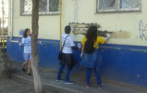 Работа по ликвидации надписей рекламы наркотических средств продолжается