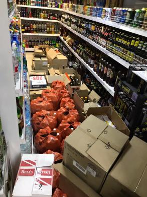 В Трусовском районе пресекли незаконную продажу алкоголя