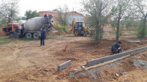 В сквере Коновалова полным ходом идет благоустройство