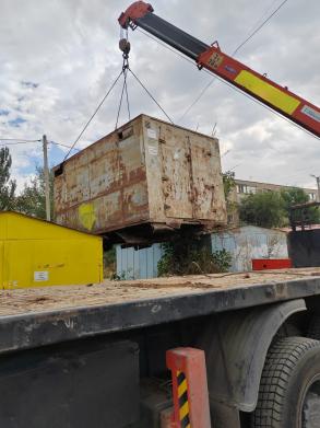 В переулке Ленинградском демонтировали более двадцати гаражей