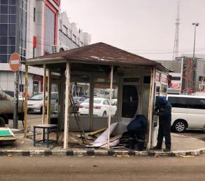 Администрация города завершает работы по расчистке площади Вокзальной