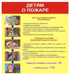 Простейшие правила, которые помогут ребенку спастись от огня и дыма