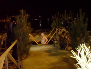 Празднование православного праздника «Крещение Господне» на территории Трусовского района