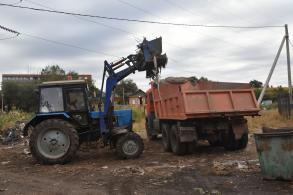 За выходные вывезено более 1000 кубометров мусора
