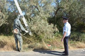 В Советском районе прошел рейд по скосу наркосодержащей растительности