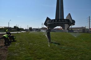 Олег Полумордвинов лично контролирует ход работ по благоустройству