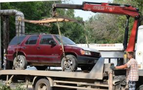 Астрахань очищают от автохлама