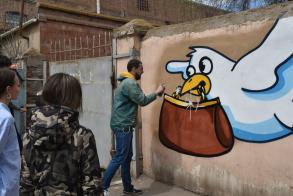 Молодые художники преображают фасады городских объектов