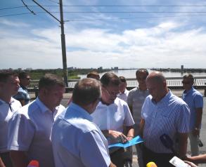 В Астрахани продолжается ремонт Нового моста