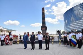 На новой набережной открыт памятный обелиск	