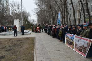 В Астрахани почтили память погибших в Афганской войне