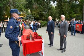 В Астрахани прошла церемония прощания, посвященная захоронению останков участника Великой Отечественной войны