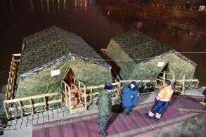 Свыше 12 тысяч астраханцев посетили купели на Крещение