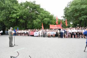 В Братском саду прошла «Линейка памяти и скорби» 