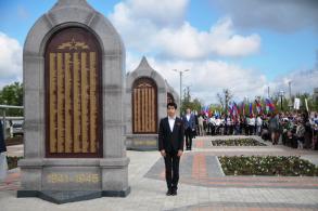 В микрорайоне АЦКК появилась Аллея воинской славы