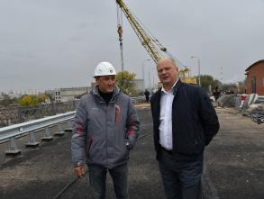 На Кирикилинском мосту проводятся пуско-наладочные работы