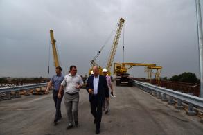 Олег Полумордвинов: Работы на Кирикилинском мосту контролируем ежедневно