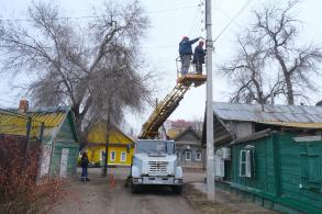 В Астрахани продолжают модернизировать уличное освещение