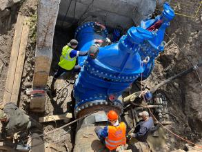 Работы на сетях водопровода завершены досрочно
