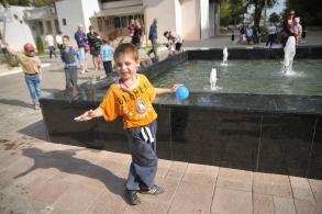 Аллею Воинов-Интернационалистов украсил фонтан