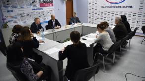 Глава администрации Астрахани Олег Полумордвинов стал гостем издательского дома «Каспий»