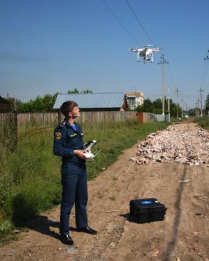 Беспилотники на страже пожарной безопасности