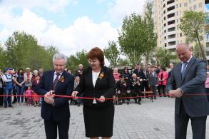 В Астрахани открыты сквер и бульвар Победы
