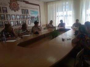 Совещание с председателями дачных обществ. 