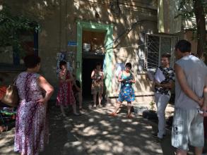 Встречи с населением Ленинского района.