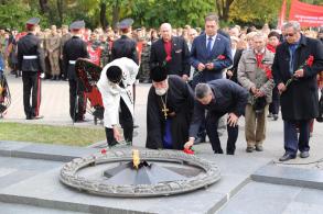 В Астрахани прошел митинг в честь 75-й годовщины третьего формирования 28-Армии