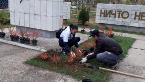 На территории парка Судоверфи им. С.М. Кирова проведено мероприятие  по высадке зеленых насаждений.