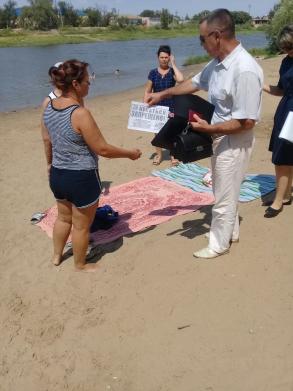 Совместные рейды  по несанкционированным местам купания